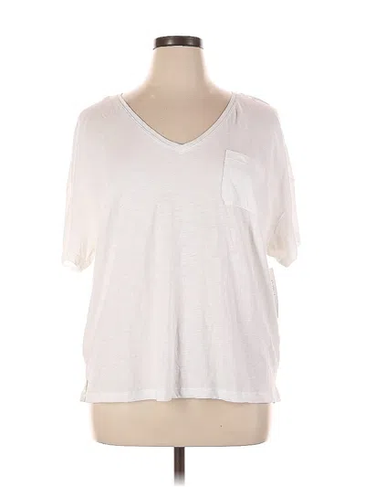 Pre-owned Remade Short Sleeve T-shirt In White