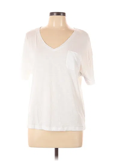 Pre-owned Remade Short Sleeve T-shirt In White