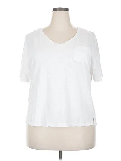 Pre-owned Remade Short Sleeve T-shirt In White