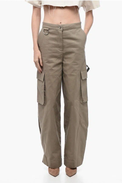 Remain Birger Christensen Balloon Fit Cargo Pants With Paracord Detail In Multi