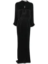 Remain Birger Christensen Bat-sleeve Maxi Dress In Black