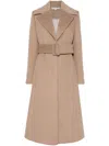 Remain Birger Christensen Belted Coat In Neutrals