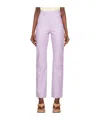 Remain Birger Christensen Belt-loop Casual Pants In Purple