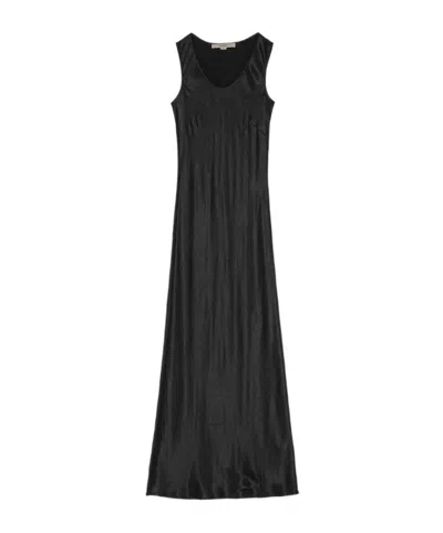 Remain Birger Christensen Bias-cut Maxi Dress In Black