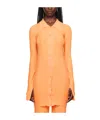 Remain Birger Christensen Button-down Cardigan In Orange
