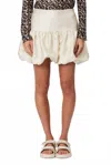 Remain Birger Christensen Alexa Mini Skirt In Ivory In White