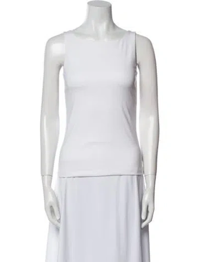 Pre-owned Remain Birger Christensen Bateau Neckline Sleeveless Top In Neutral