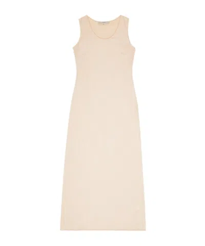 Remain Birger Christensen Bias Cut Maxi Dress Creme