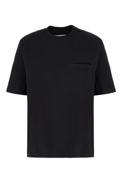 Remain Birger Christensen Black Cotton T-shirt In 1000