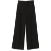 Remain Birger Christensen Wide Leg Pleated Suiting Pant With Back Pockets