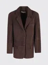 Remain Birger Christensen Jacket Remain Woman Color Coffee In Brown