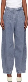 Remain Birger Christensen Blue Cocoon Jeans In 831 Dusty Blue