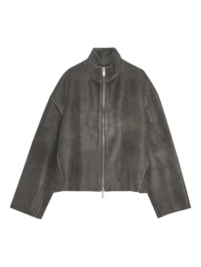 REMAIN BIRGER CHRISTENSEN BONDED LEATHER JACKET