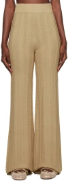 Remain Birger Christensen Brown Straight Pants In 16-1010 Incense Beig