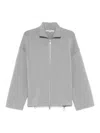 Remain Birger Christensen Zipped Fleece Jacket In Grey