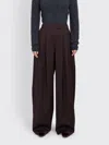 Remain Birger Christensen Cocoon Suiting Pants In Brown