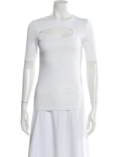 Pre-owned Remain Birger Christensen Crew Neck Short Sleeve T-shirt In White