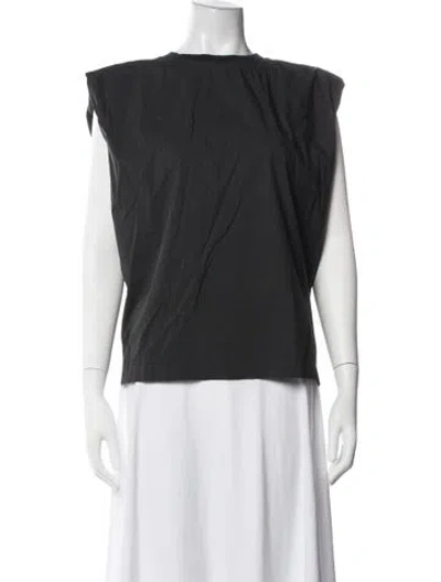 Pre-owned Remain Birger Christensen Crew Neck Sleeveless Top In Blue