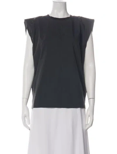 Pre-owned Remain Birger Christensen Crew Neck Sleeveless Top In Green