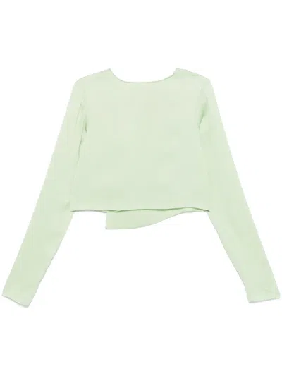 Remain Birger Christensen Draped Blouse In 绿色