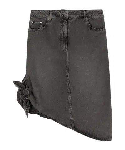 Remain Birger Christensen Drapy Denim Skirt