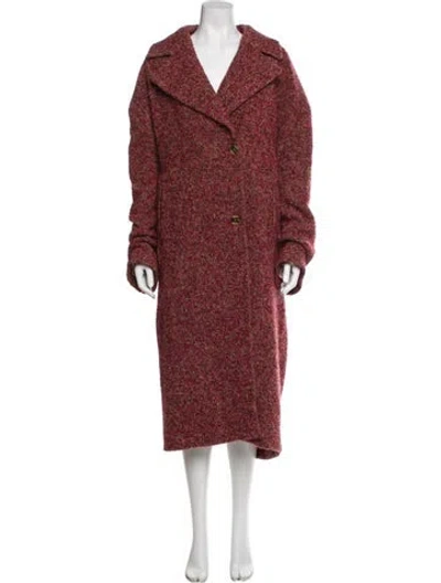 Pre-owned Remain Birger Christensen Faux Fur Coat In Pink