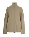 Remain Birger Christensen Giubbino Soft Zipped Beige In Brown