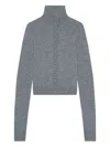 Remain Birger Christensen High-neck Button Cardigan In Gray