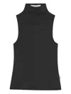 Remain Birger Christensen High-neck Sleeveless T-shirt In Black