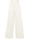 Remain Birger Christensen High-waist Palazzo Pants In Neutrals