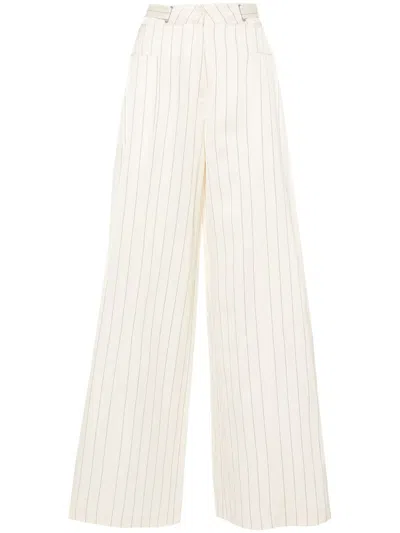 Remain Birger Christensen High-waist Palazzo Pants In Neutrals