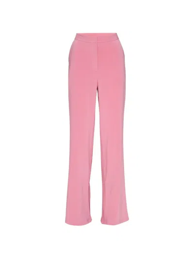 Remain Birger Christensen High-waisted Slit-hem Trousers In Pink