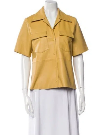 Pre-owned Remain Birger Christensen Leather Jacket In Neutral