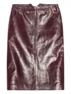 Remain Birger Christensen Leather Midi Skirt