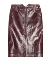 Remain Birger Christensen Leather Midi Skirt