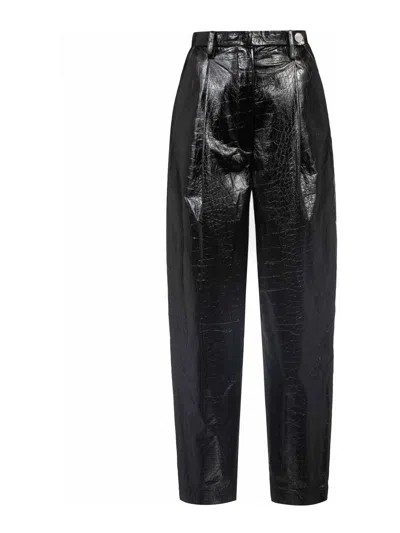 Remain Birger Christensen Leather Pants In Black