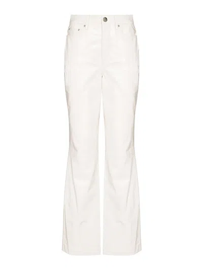 Remain Birger Christensen Leather Pants In White