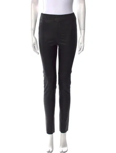 Pre-owned Remain Birger Christensen Leather Skinny Leg Pants W/ Tags In Black