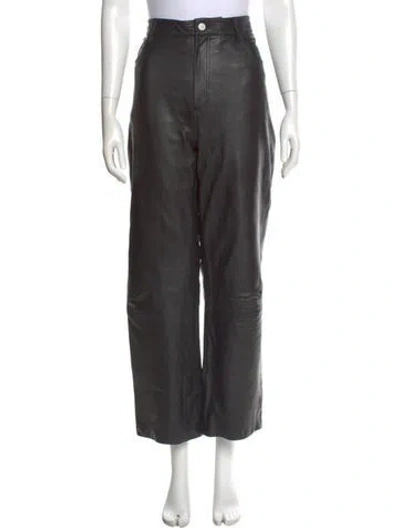 Pre-owned Remain Birger Christensen Leather Skinny Leg Pants W/ Tags In Black