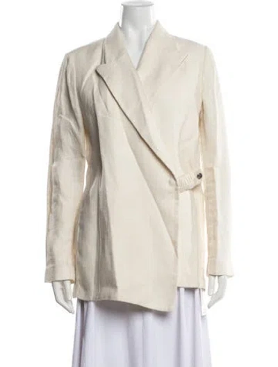 Pre-owned Remain Birger Christensen Linen Blazer In Neutrals