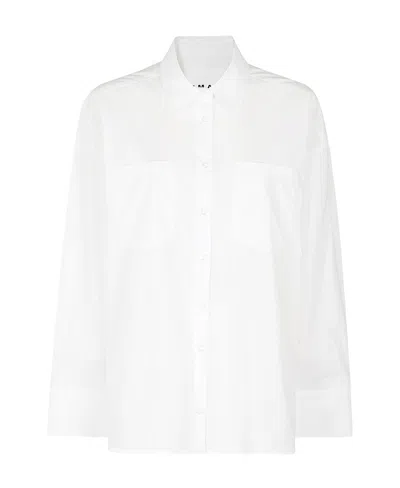 Remain Birger Christensen Logo-embroidered Cotton Shirt