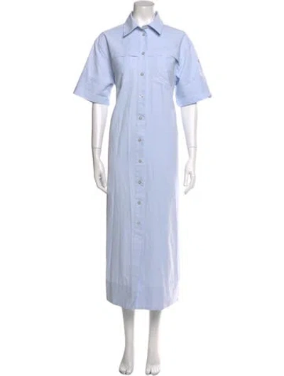 Pre-owned Remain Birger Christensen Long Dress In Blue