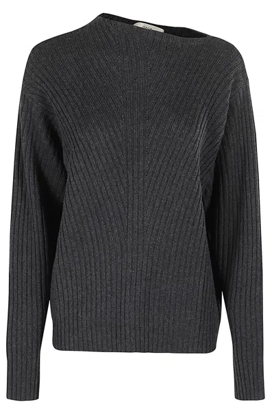 Remain Birger Christensen Long Sleeve Knit Dress In Castlerock