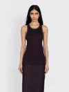 Remain Birger Christensen Mesh Edge Tank Top In Black