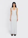 Remain Birger Christensen Mesh Trim Dress In White