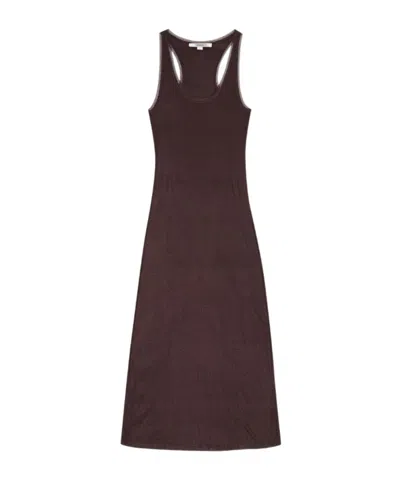 Remain Birger Christensen Mesh-trim Maxi Dress