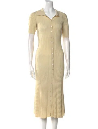 Pre-owned Remain Birger Christensen Midi Length Dress In Neutral
