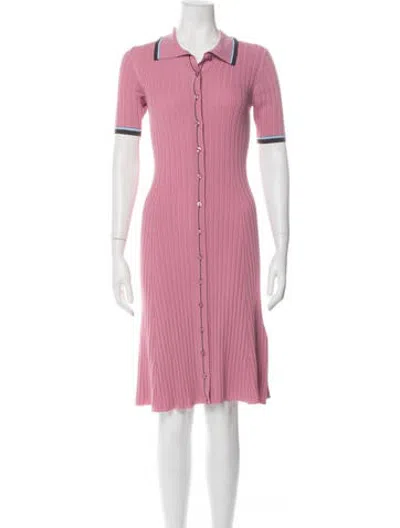 Pre-owned Remain Birger Christensen Midi Length Dress In Pink