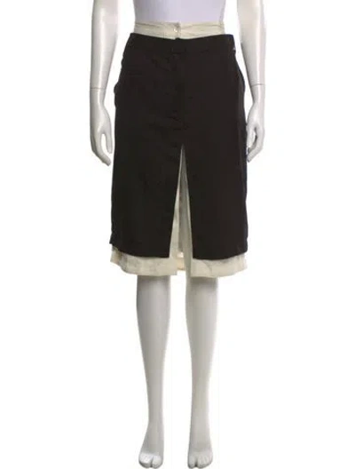 Pre-owned Remain Birger Christensen Midi Length Skirt In Black