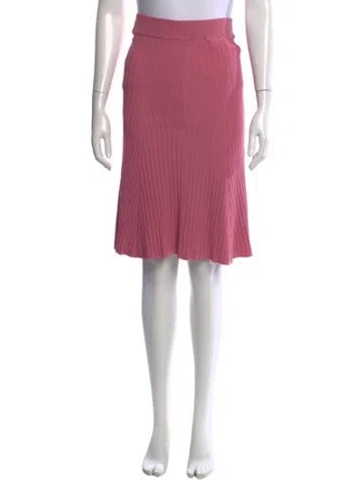 Pre-owned Remain Birger Christensen Midi Length Skirt In Pink